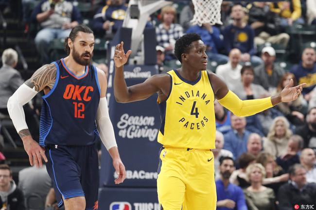 -关于步行者大胜尼克斯，奥拉迪波轰29分的信息